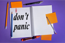 Don't panic word